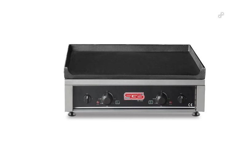 Plancha Eléctrica Profesional de Acero Inoxidable - 72x55x26 cm
