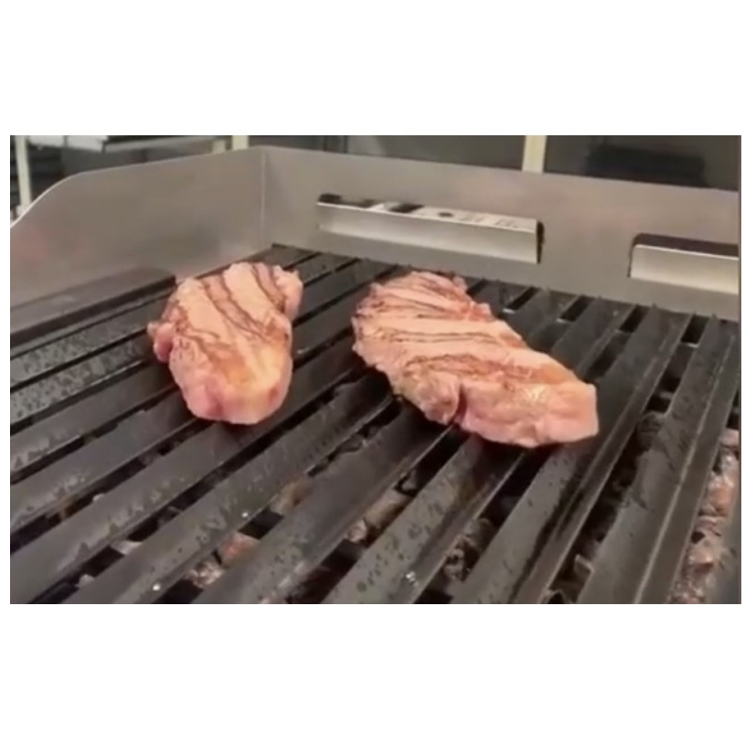 Barbacoa de 120 con parrillas vascas. B-120+MPV 5-4. QW