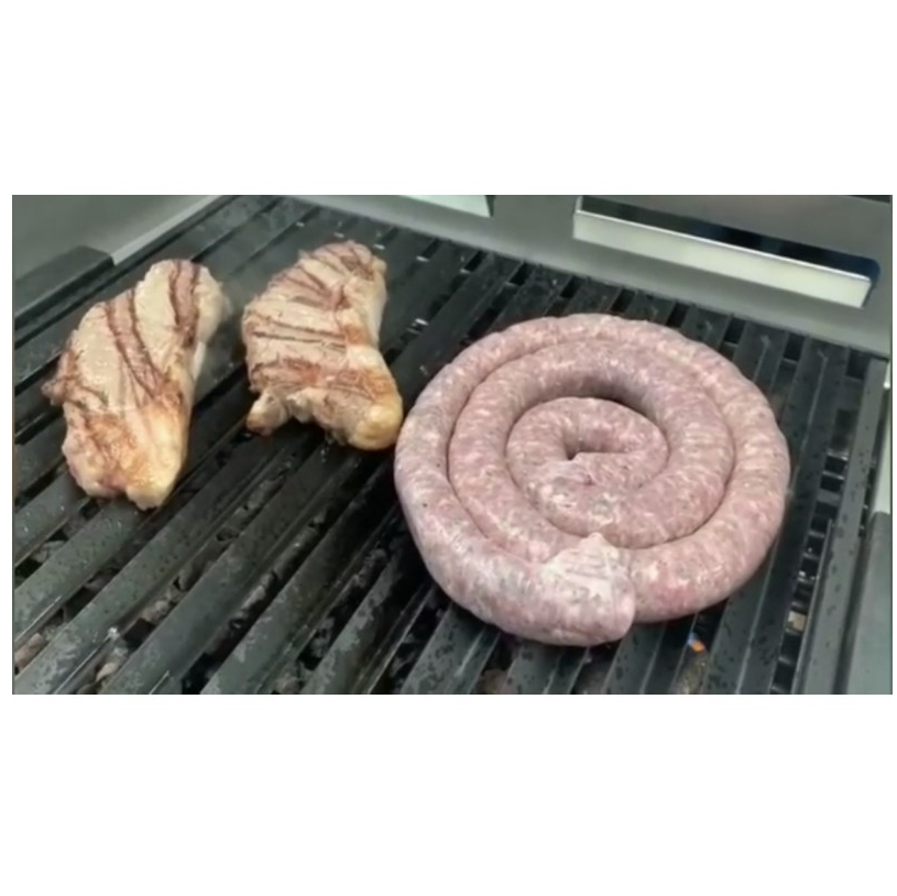 Barbacoa de 120 con parrillas vascas. B-120+MPV 5-4. QW
