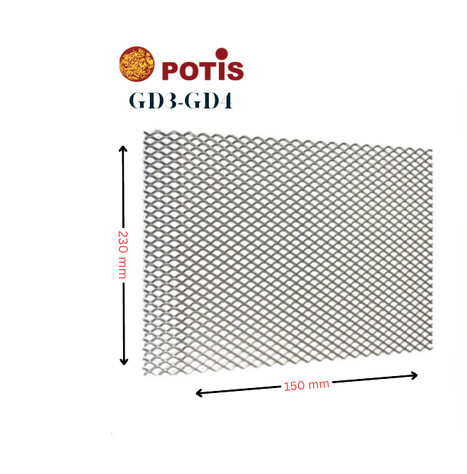 Rejilla para Quemador de Gas de PotisGD - 15x23 cm - Alta Calidad