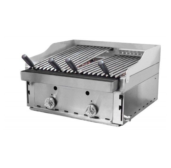 Barbacoa de 60 con parrillas vascas B-60+MPV 5-2 QW