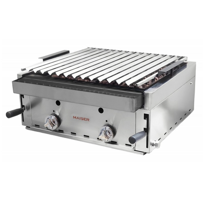 Barbacoa elevable de 60 parrilla acero inoxidable B-60X 2-4 QW