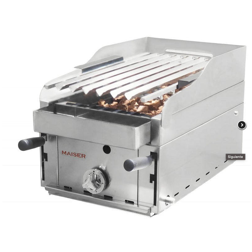 Barbacoa elevable de 35 CON PETO Parrilla Inoxidable B-35X+M. 3-2 QW