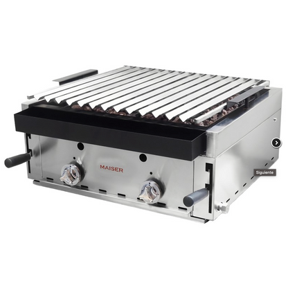 Barbacoa elevable de 60 parrilla acero inoxidable B-60X 2-4 QW