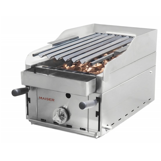 Barbacoa elevable de 35 Parrilla Inoxidable B-35X 1-2 QW