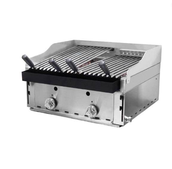 Barbacoa de 60 con parrillas vascas B-60+MPV 5-2 QW