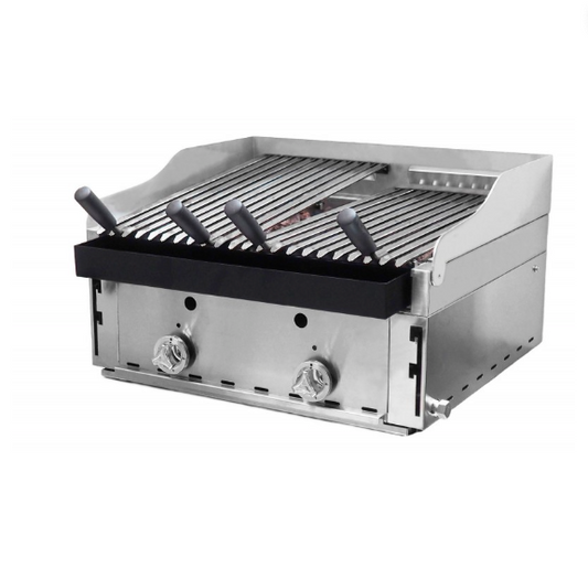 Barbacoa de 60 con parrillas vascas B-60+MPV 5-2 QW