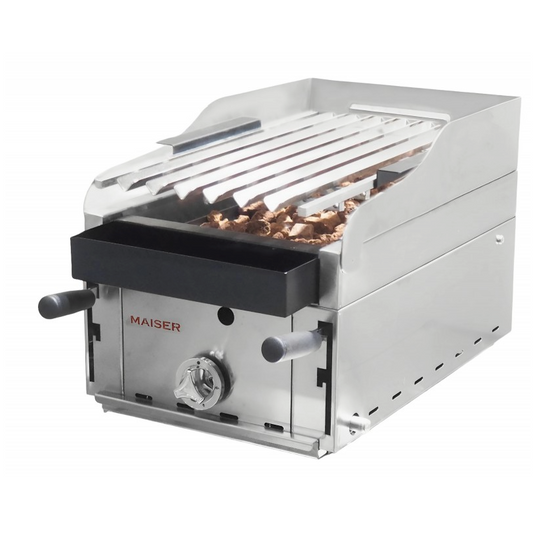 Barbacoa elevable de 35 CON PETO Parrilla Inoxidable B-35X+M. 3-2 QW