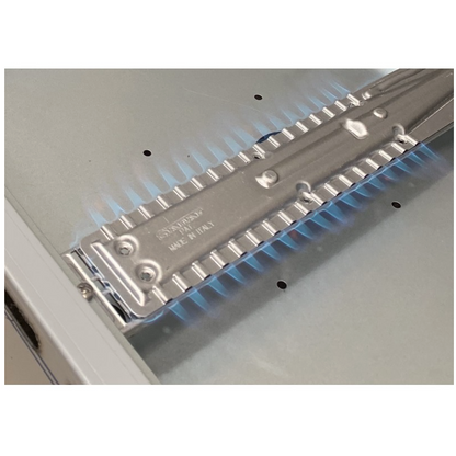 Cocina a gas 2 fuegos con plancha 40 cromo duro CG24KR 2-7 QW