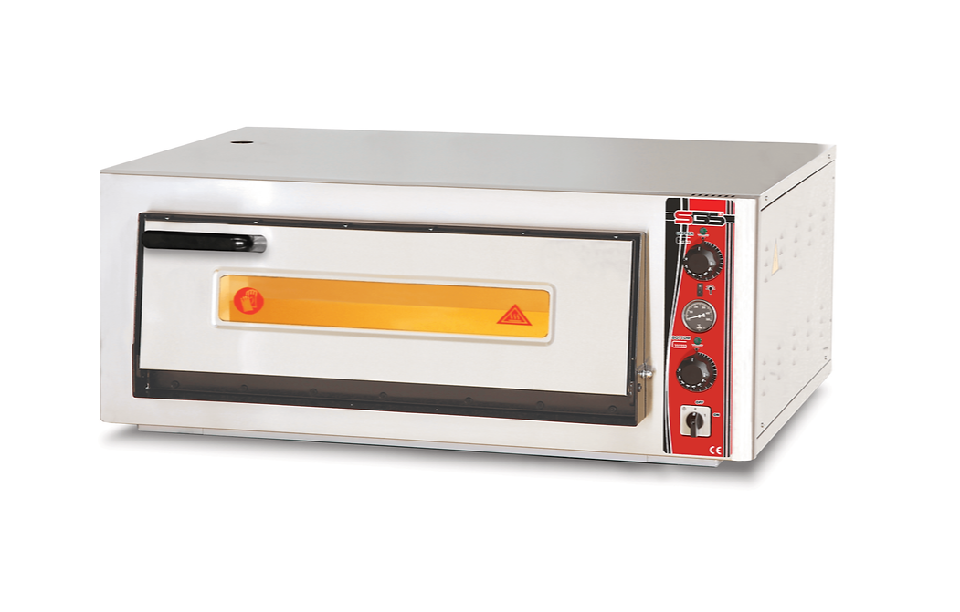 Horno de Pizza Clásico SGS 4x33 cm con Termómetro - PO/6868 E/T