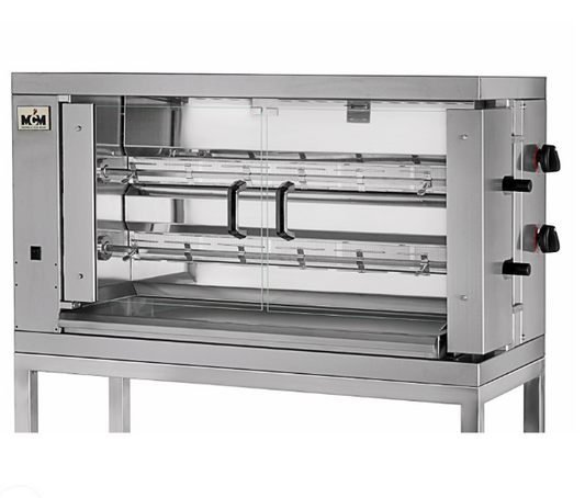 Asador de Pollos Verticales a Gas 2 Espadas 12 Pollos 2EG MCM