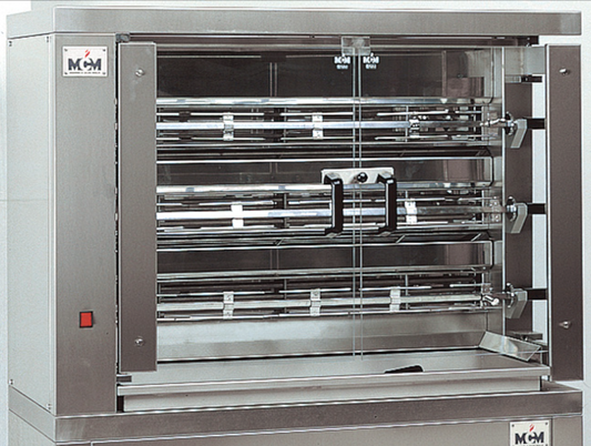 Asador de Pollos Vertical Eléctrico 3 Espadas 18 Pollos 3EE/3EEN MCM
