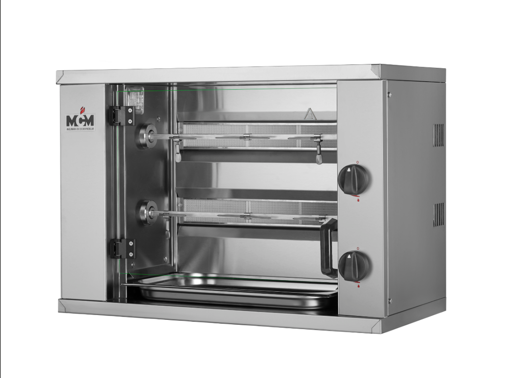 Asador Mini a Gas 2 Espadas 6 Pollos MN2G MCM