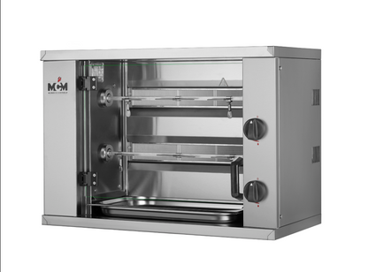 Asador Mini a Gas 2 Espadas 6 Pollos MN2G MCM