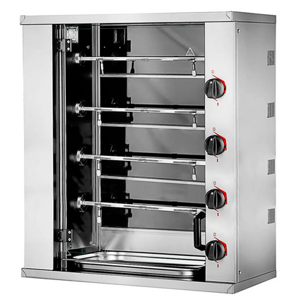 Asador Mini Eléctrico 4 Espadas 12 Pollos MN4E MCM