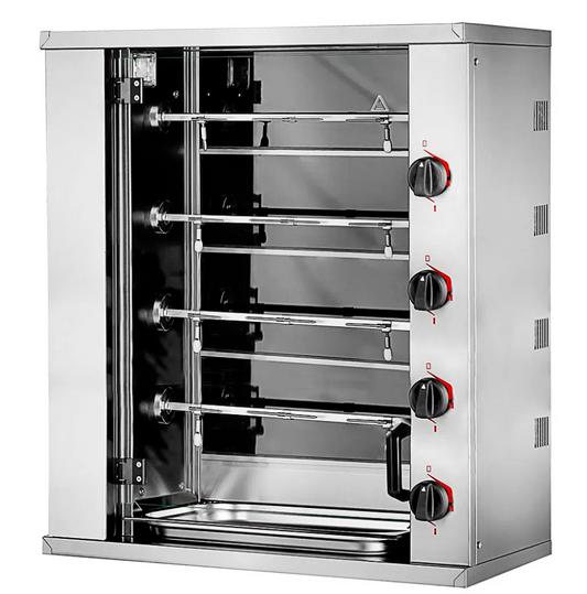 Asador Mini Eléctrico 4 Espadas 12 Pollos MN4E MCM