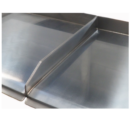 Plancha gas triple placa cromo duro 1 de 80 y 2 de 40- PKR844KR