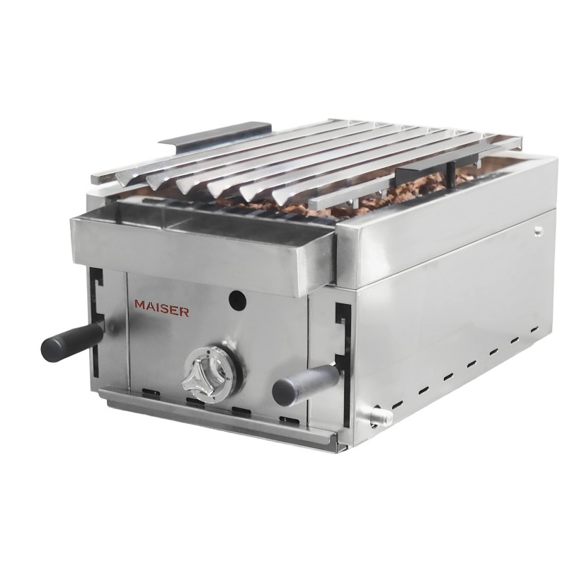 Barbacoa elevable de 35 Parrilla Inoxidable B-35X. 2-2 QW