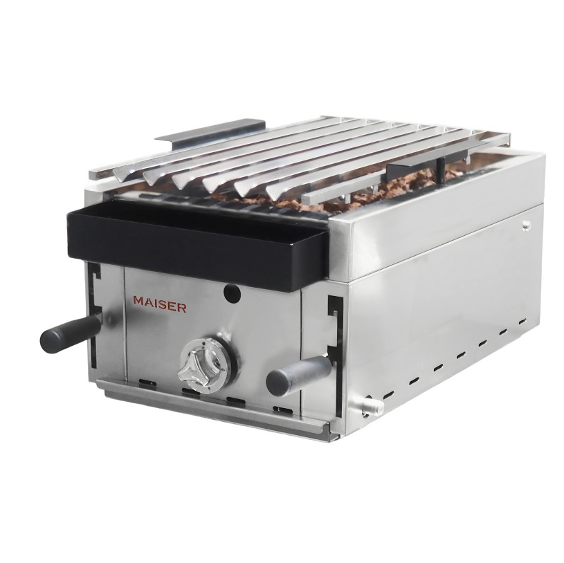 Barbacoa elevable de 35 Parrilla Inoxidable B-35X. 2-2 QW