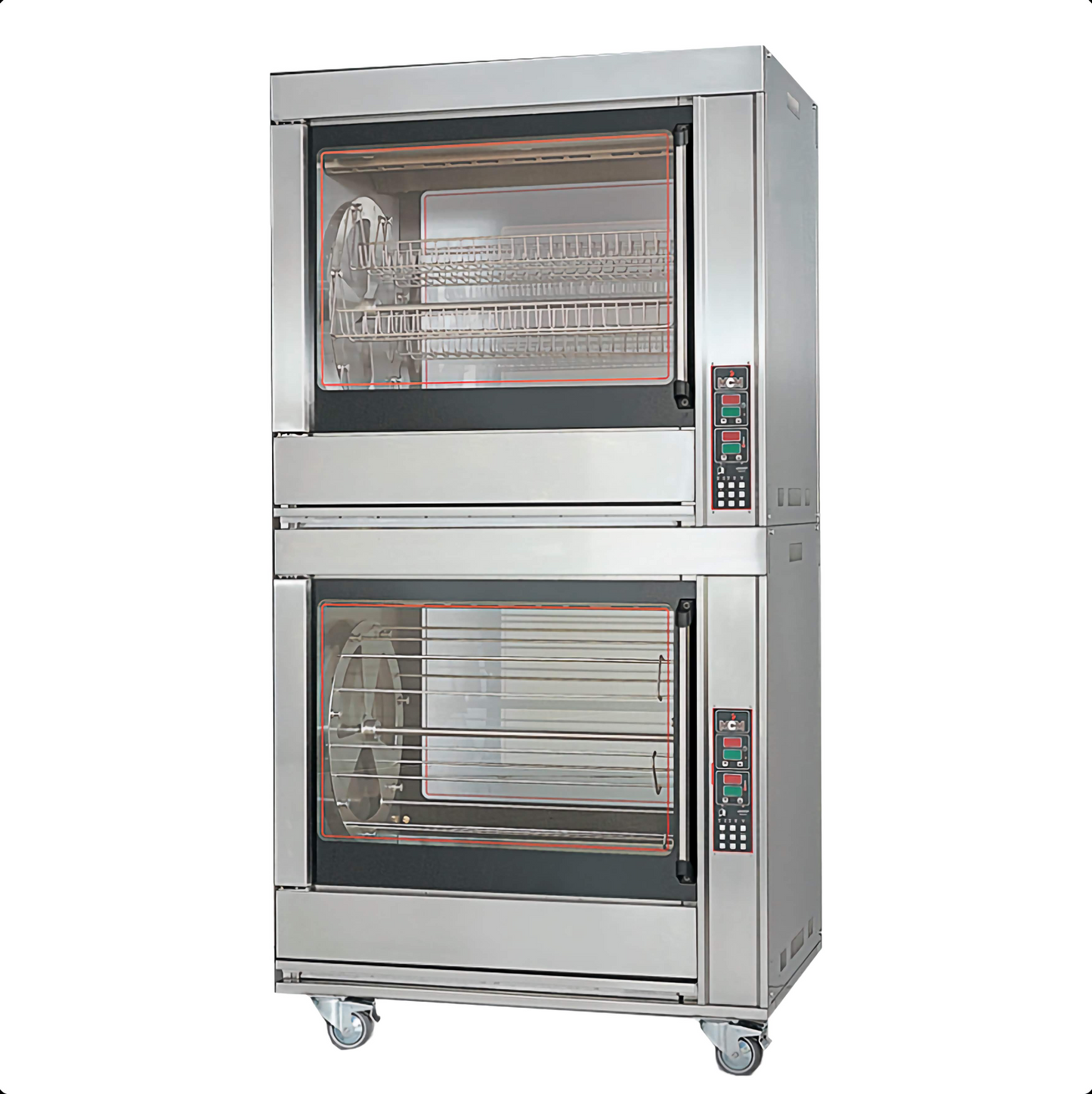 Asador de Pollo de Balancera Eléctrica 14 Espadas 84 Pollos BA7DB MCM