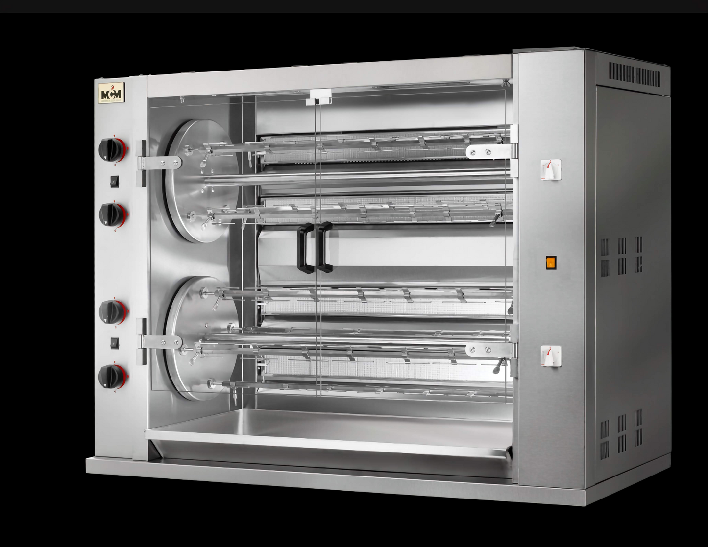 Asador de Pollo Multi-rotativo a Gas 8 Espadas 48 Pollos 8MR MCM