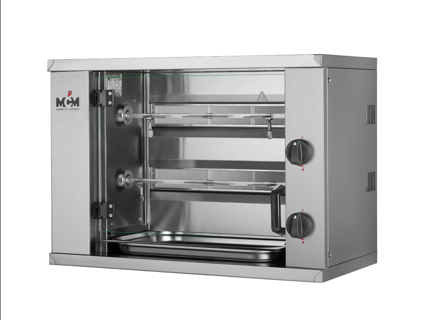Asador Mini a Gas 2 Espadas 6 Pollos MN2G MCM